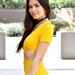 First pic of Alexis in a Sexy Yellow Dress