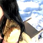 Fourth pic of Dirty Angelina | Latex Blowjob & Handjob in the Snow – Fuck my nasty Mouth – Cum on my Boots