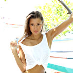 Second pic of Melena Maria White Top and Shorts