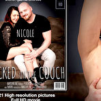 Fourth pic of German mature nympho Nicole gets fucked on the couch - Mature.nl