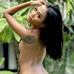 Third pic of Sheiziss follows her yoga session with a naked dip in the pool