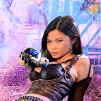 Second pic of BLUE NEON ART asian girl Grace
