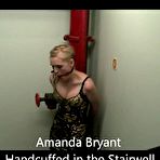 First pic of Cuffkeys Cuties | Amanda Bryant Handcuffed in the Stairwell