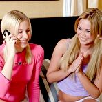 First pic of TeenCoreClub - Blonde Teen Twins Sharing A Big Dick