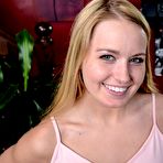 First pic of Petite blonde with pierced nipples licks her own foott featuring Scarlett Sage from ATK Galleria at Brdteengal