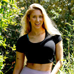 First pic of Lina Telemann Hot Athletic Blonde in Leggings