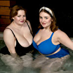 First pic of Molly Evans Mary Brown in Hot Tub Girlfriends at XL Girls - Prime Curves