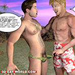 Third pic of HENRY'S HAWAIIAN HOLIDAY - xxx 3D Gay comics