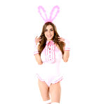 First pic of Josephine Jackson Frilling The Bunny IStripper - Curvy Erotic