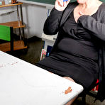 Second pic of Schoolteacher Marie is a mature nympho that loves to masturbate in class - Mature.nl