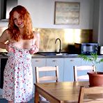 Fourth pic of Real HOMEMADE AMATEUR COUPLE fucks hot in the kitchen in the morning with pussy CREAMPIE - VERLONIS - AmateurPorn