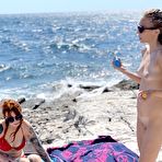Third pic of misspussycat - Beach Nude Chilling And Stretching On Vacation With Miss Pussycat Brilla Cherry