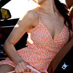Second pic of Mara Blake in Sunset Orange Privilege at Zishy - Free Naked Picture Gallery at Nudems