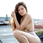 Second pic of Irene Rouse Lounging on the Rooftop