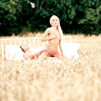 Third pic of Lovita Fate makes love to her boyfriend in the middle of a wheat field