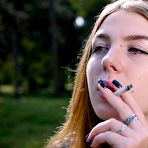 Third pic of Russian Smokers | Sweet Svetlana is smoking two all white cigarettes