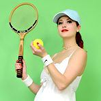 First pic of Lucy Vixen Tennis Lesson Pinup WOW - Cherry Nudes