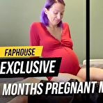 First pic of 9 Months pregnant milf cures headache with creampie in bodysuit by Sex with milf Stella | Faphouse
