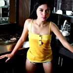 First pic of Asian teen undressing in her kitchen to show her intimate treasures