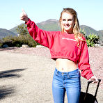 First pic of 18eighteen - Natalie Knight - Blonde Teen Natalie Knight Takes a Ride to Cum-Town in the Backseat of a Car