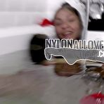 Fourth pic of nylonallover.com | Wet pantyhose fun with Malishka (video update)