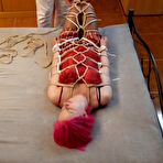 First pic of bound-ticklish-girl | Stefanie - 19 ropes part 3 of 6