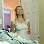 Fourth pic of Love riding my biggest dildo by American blonde wife | Faphouse