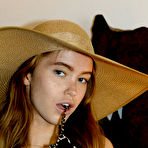 Third pic of Zoey Luna Naked with a Big Hat