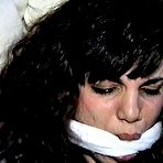 First pic of tied-and-gagged.com | 35 YEAR OLD ITALIAN HAIRDRESSER IS CLEAVE GAGGED, MOUTH STUFFED WITH PANTIES, HANDGAGGED, WHILE TIGHTLY TIED TO A CHAIR (D74-14)