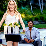 First pic of Brandi Love eagerly bangs her husband's two interns