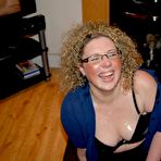 Fourth pic of Horny british housewife bukkake party •