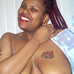 Third pic of Amateur ebony woman Thick Red