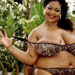 First pic of Thick Ebony Chick Tit Fucks White Dick