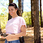 First pic of teendreams - Alice camping in the woods