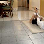 Third pic of bound-ticklish-girl | Julia - Businesslady serving her time Part 6 of 7