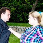 First pic of Obese blonde Rebecca face sits her man before pleasuring his dick