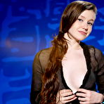 First pic of Young European girl Emily Bloom lets big teen free from sheer lingerie