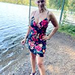 First pic of Blonde lady Sweet Susi exposes herself during lakeside adventures