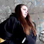 Fourth pic of Girl next door type Vika gets caught with her jeans pulled down while pissing