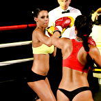 First pic of Boxing girls Eva Lovia and Peta Jensen jack off the referee during catfight