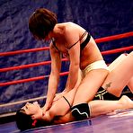 Second pic of Lexi Ward winning a catfight and toying her opponent's asshole