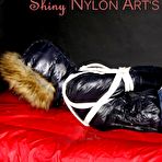 Second pic of Shiny Nylon Arts Bound Hot Images