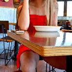 First pic of FTV Cara in a Red Dress