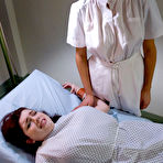 First pic of Redheaded patient is tortured with electricity by a kinky nurse