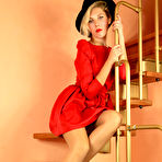 First pic of MyLegsParadise - Katie in pantyhose on stairs