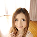 Third pic of Beautiful Japanese girl Uta Kohaku lets a nip slip in satin lingerie