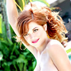 Third pic of Close up posing from an astounding pornstar in a bikini Tessa Fowler