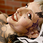 Second pic of Platinum blonde River Dawn gets banged after receiving a face tattoo