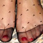 Second pic of Pretty girl with skinny legs Diana showing her awesome feet and boobies