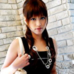 Second pic of Cute Japanese teen Rika Nagasawa poses non nude in a dress & ankle strap heels